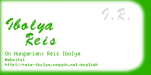 ibolya reis business card